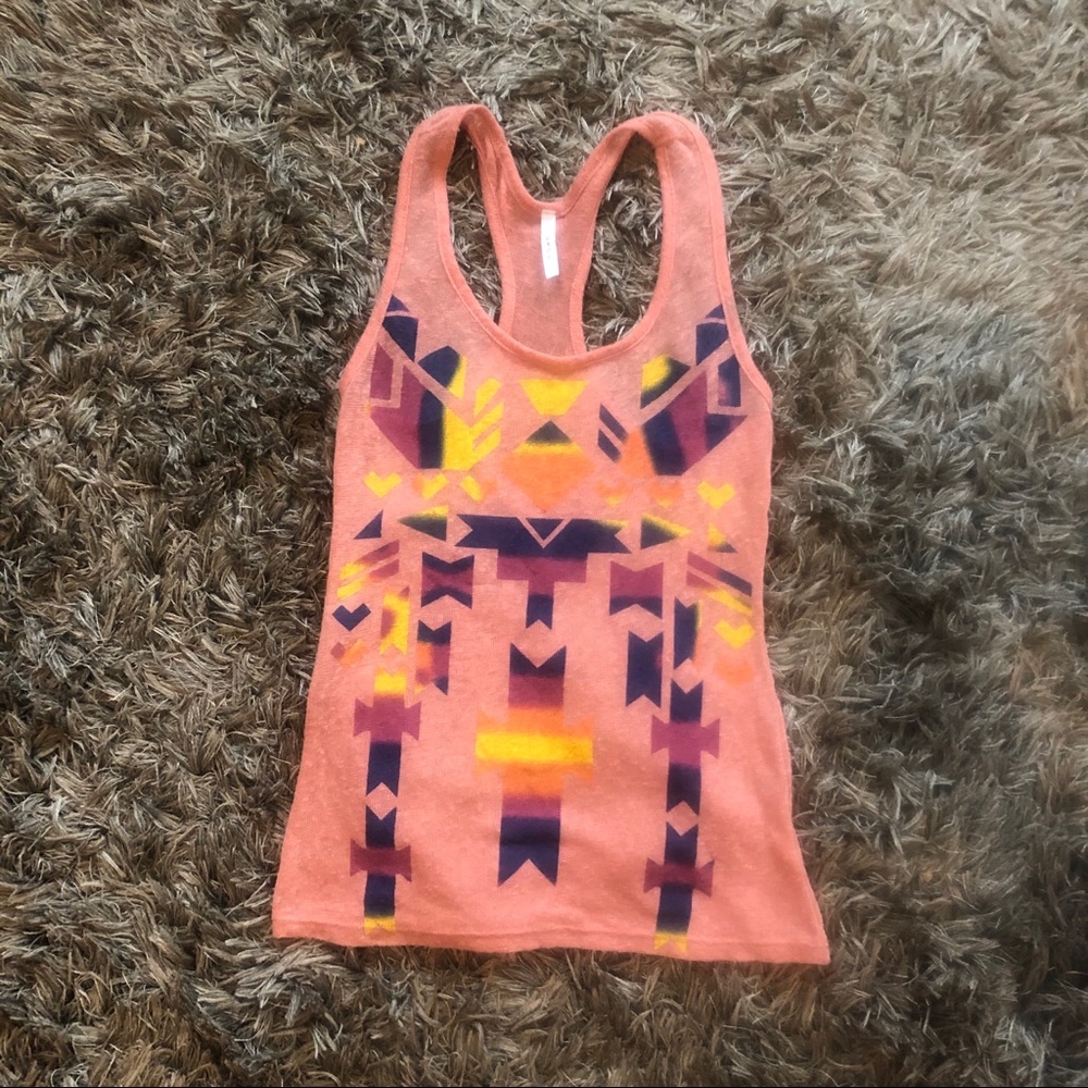 Ripe brand tank top with geometric print